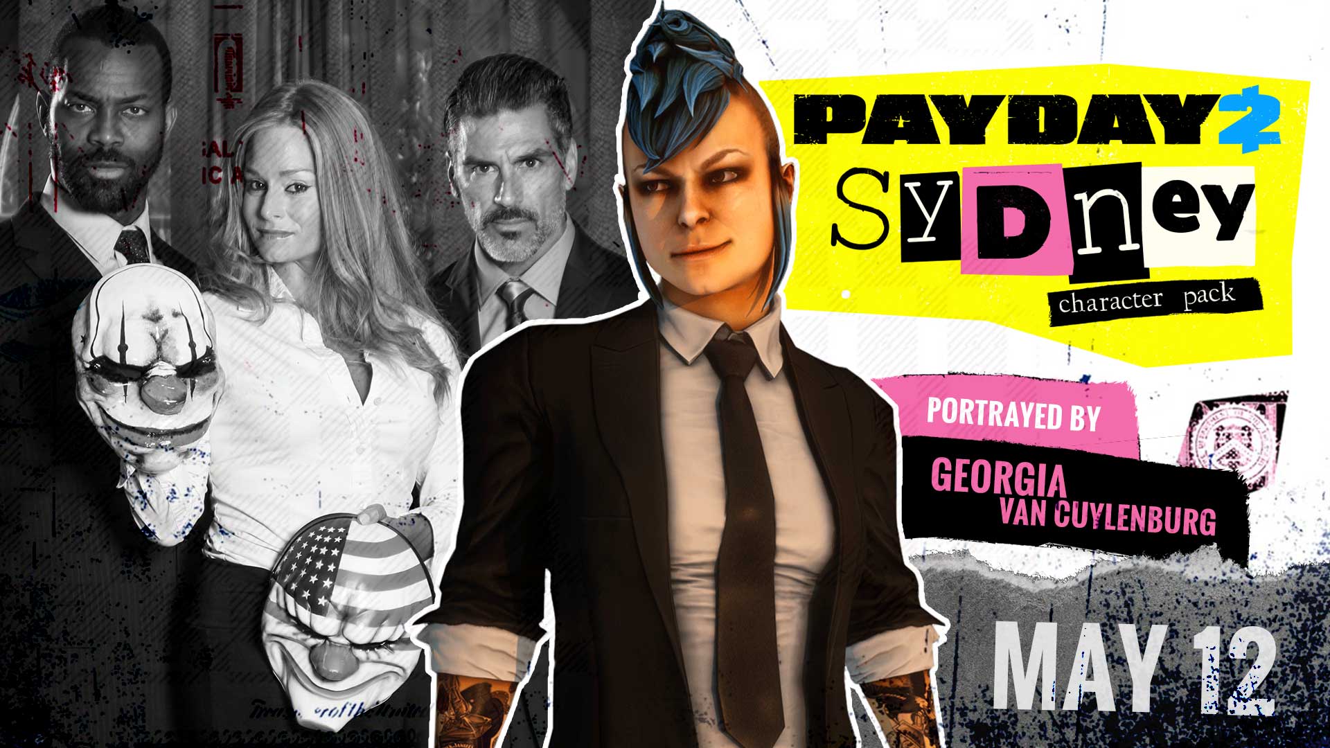 Sydney character pack payday 2 фото 16