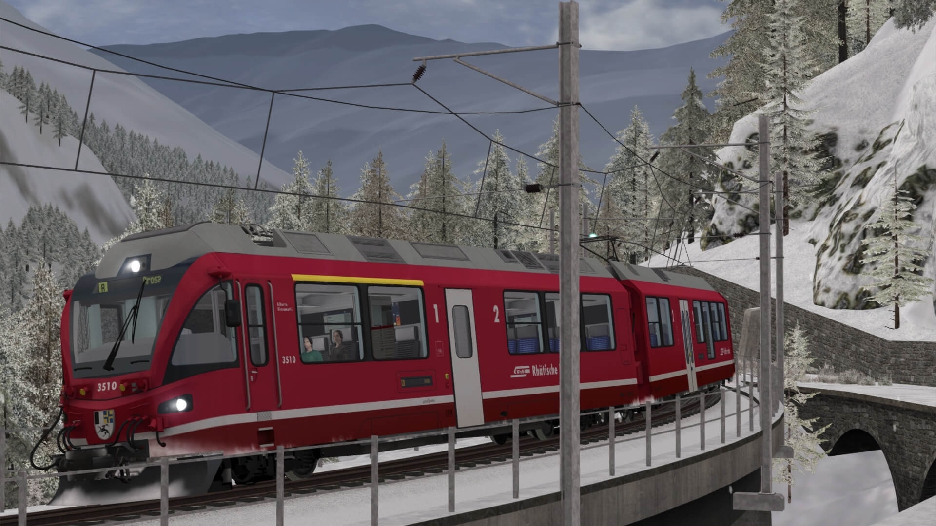 Arosa Line Out Now for Train Simulator: Steam Edition